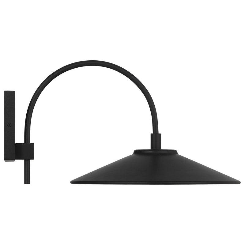 Camas 13" LED Outdoor Wall Sconce in Black