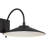 Camas 13" LED Outdoor Wall Sconce in Black