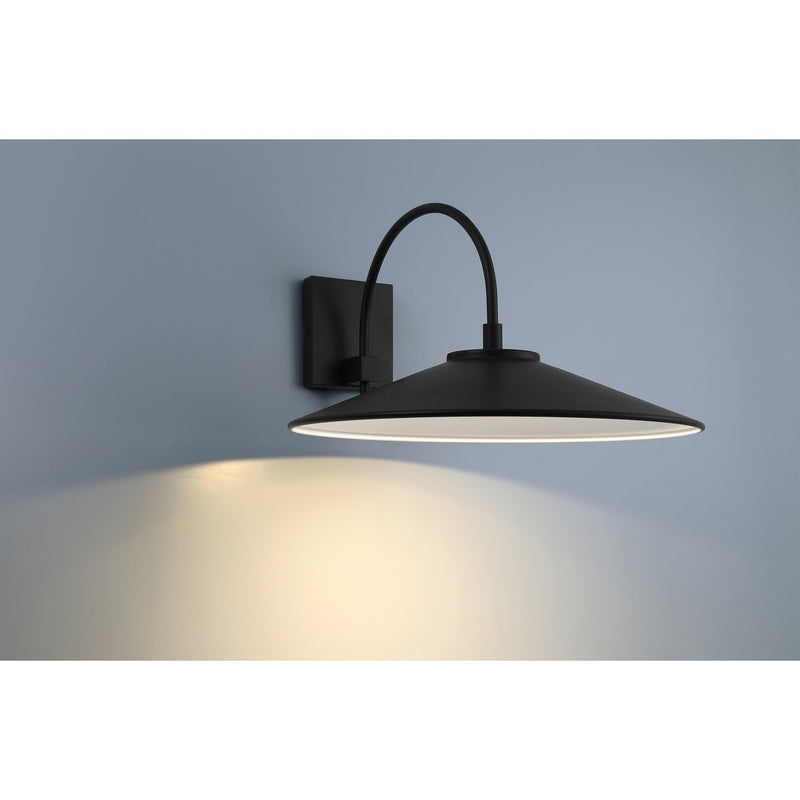 Camas 16.75" LED Outdoor Wall Sconce in Black