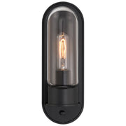 Magnolia Outdoor Wall Sconce in Black