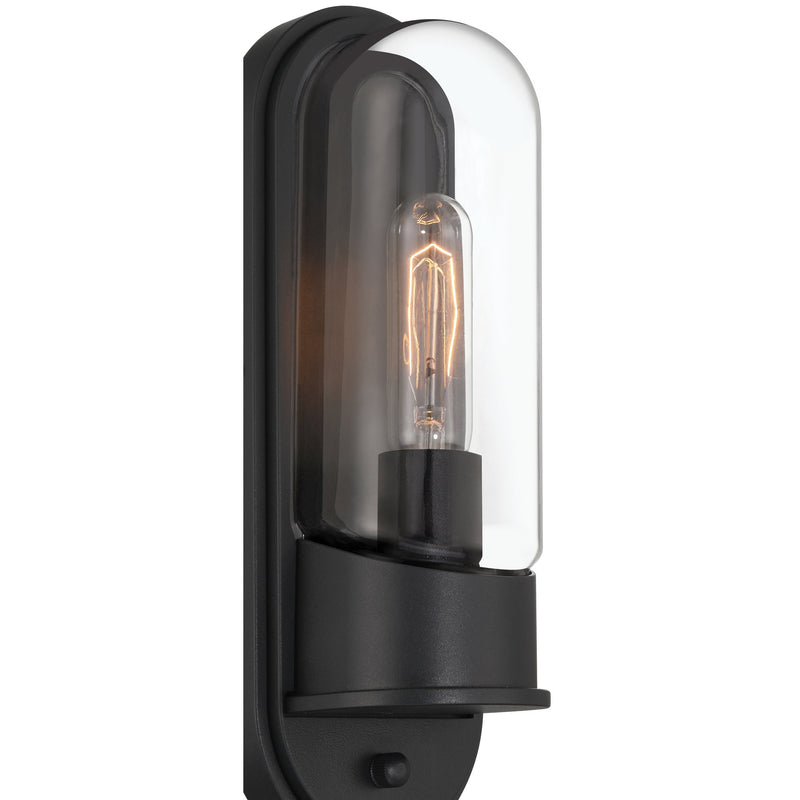 Magnolia Outdoor Wall Sconce in Black