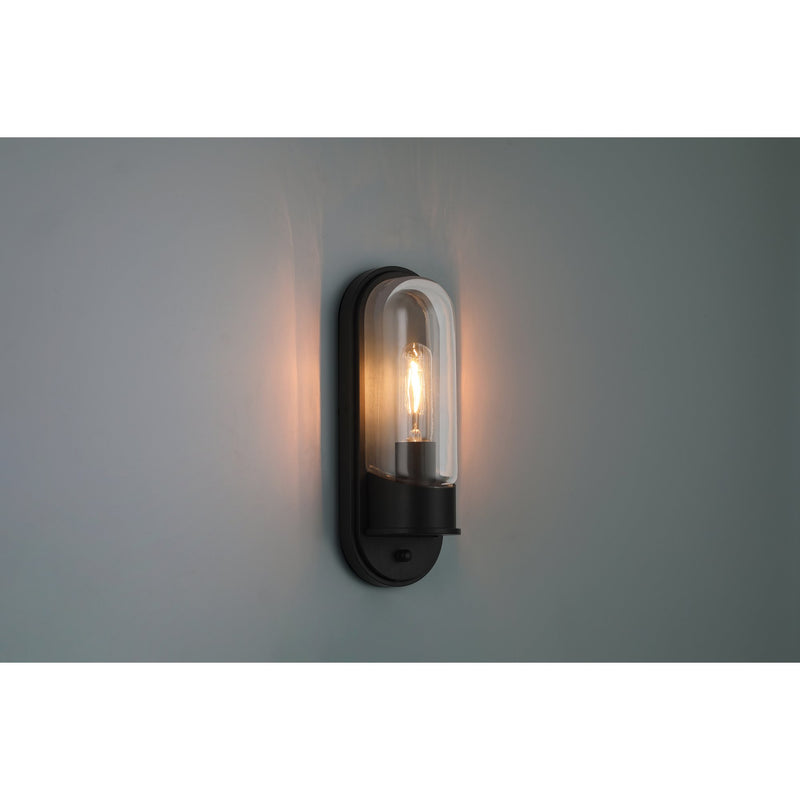 Magnolia Outdoor Wall Sconce in Black