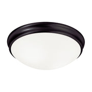 Hansen 2-Light Flush Mount in Matte Black