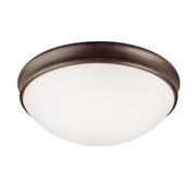 Hansen 2-Light Flush Mount in Oil Rubbed Bronze