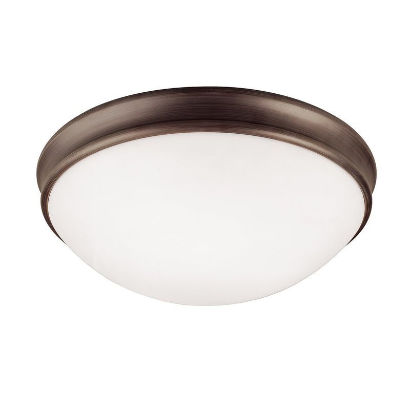 Hansen 2-Light Flush Mount in Oil Rubbed Bronze