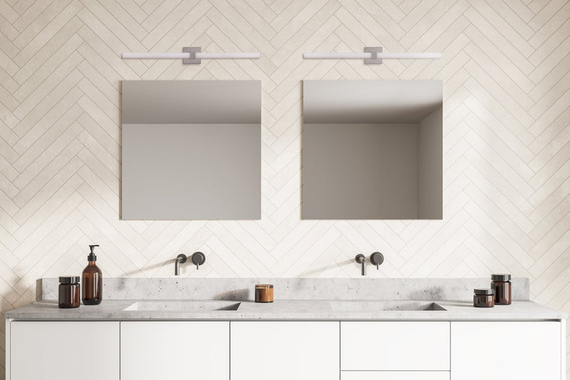 Linear 36" LED Vanity in Brushed Polished Nickel