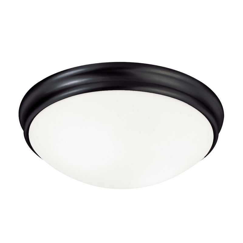 Hansen 3-Light Flush Mount in Matte Black