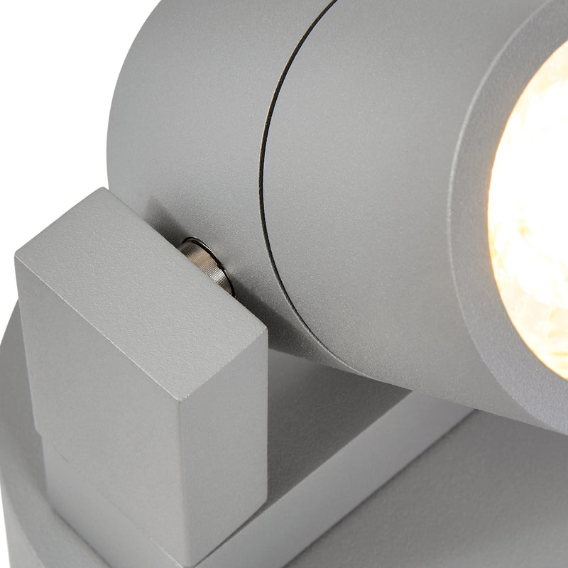KO Adjustable LED Outdoor Wall Sconce in Satin