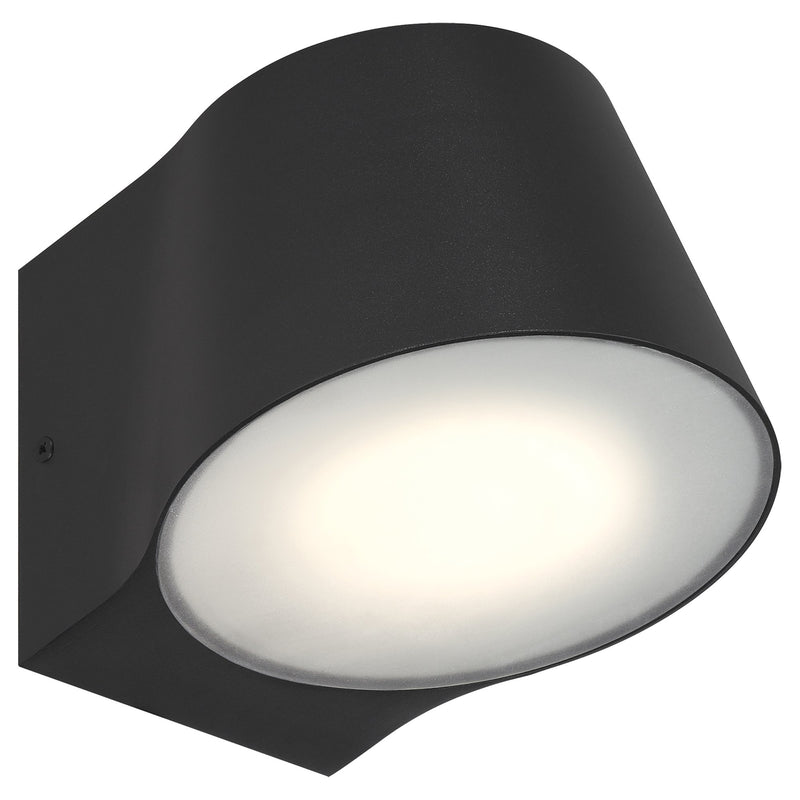 Ry LED Outdoor Wall Sconce in Black
