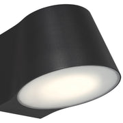 Ry LED Outdoor Wall Sconce in Black
