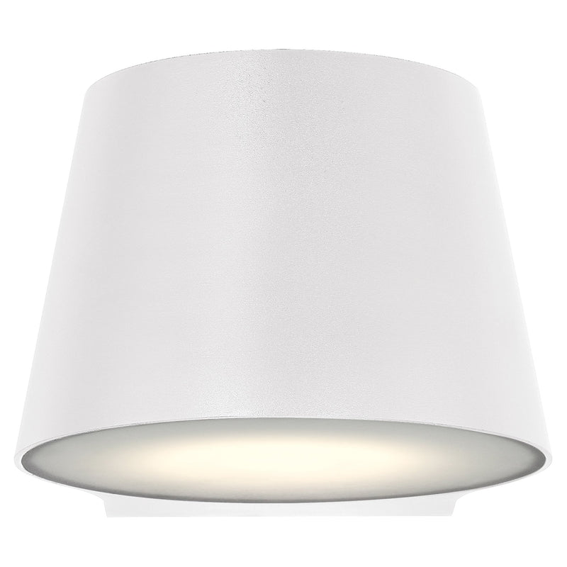 Ry LED Outdoor Wall Sconce in White
