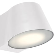 Ry LED Outdoor Wall Sconce in White