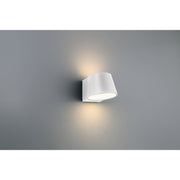 Ry LED Outdoor Wall Sconce in White