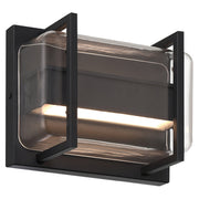 Dillon Bi-Directional LED Outdoor Wall Sconce in Black