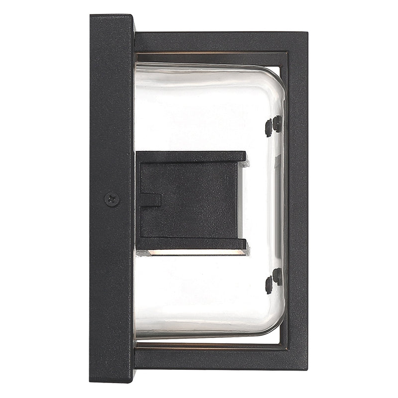 Dillon Bi-Directional LED Outdoor Wall Sconce in Black