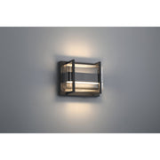 Dillon Bi-Directional LED Outdoor Wall Sconce in Black