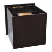 Square LED Outdoor Wall Washer in Bronze