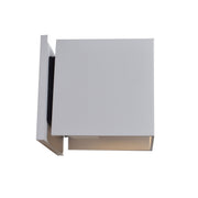 Square LED Outdoor Wall Washer in White