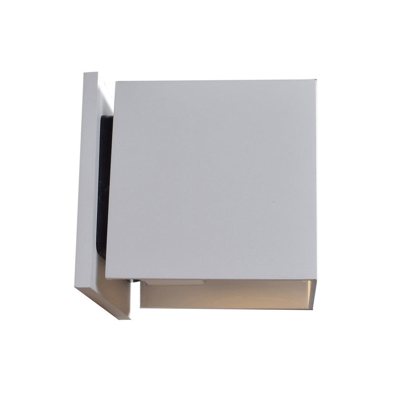 Square LED Outdoor Wall Washer in White