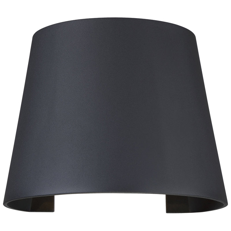 Square LED Outdoor Wall Washer in Black