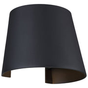 Square LED Outdoor Wall Washer in Black