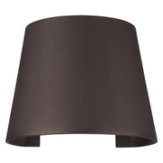Square LED Outdoor Wall Washer in Bronze