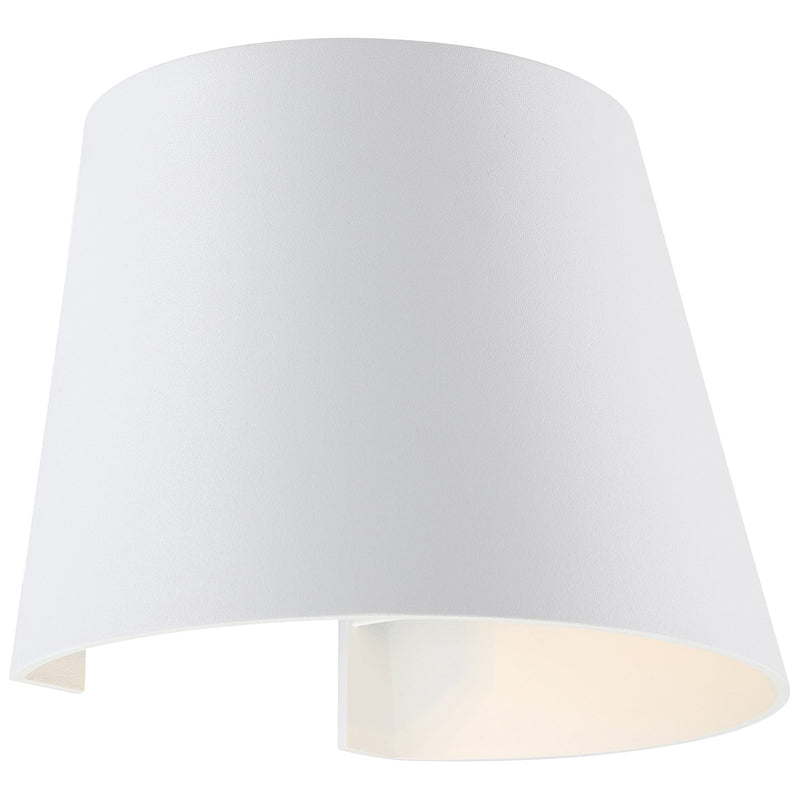 Square LED Outdoor Wall Washer in White