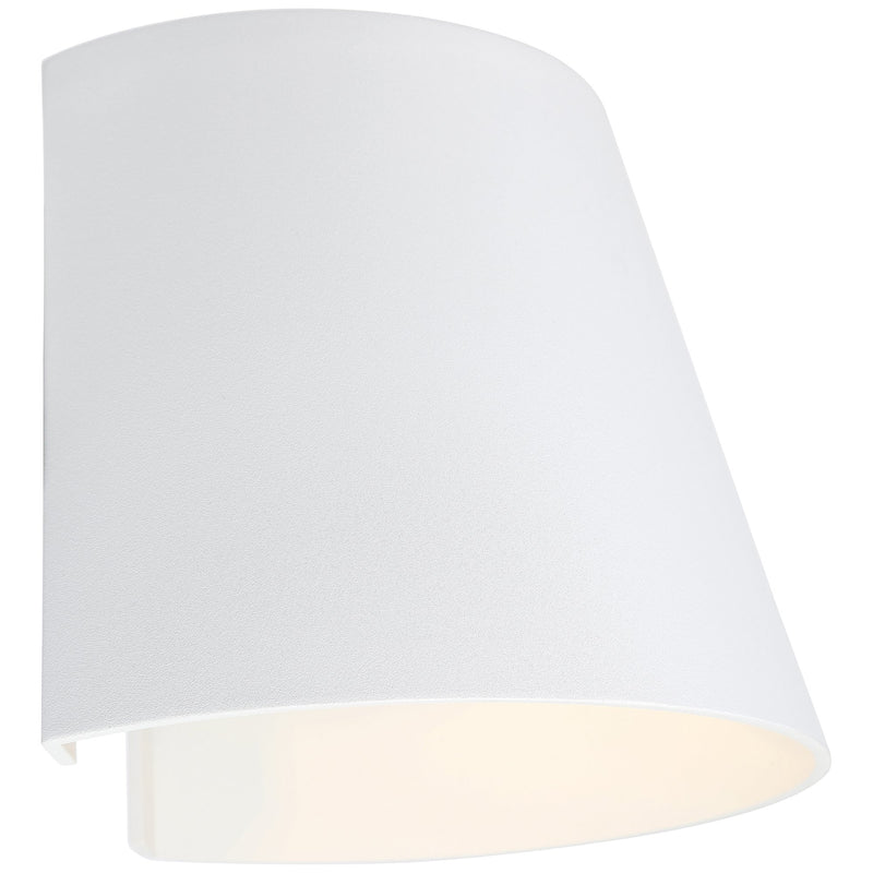 Square LED Outdoor Wall Washer in White