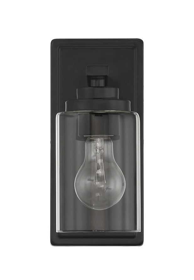 Clark 1 Light 4.5" Wall Sconce in Flat Black