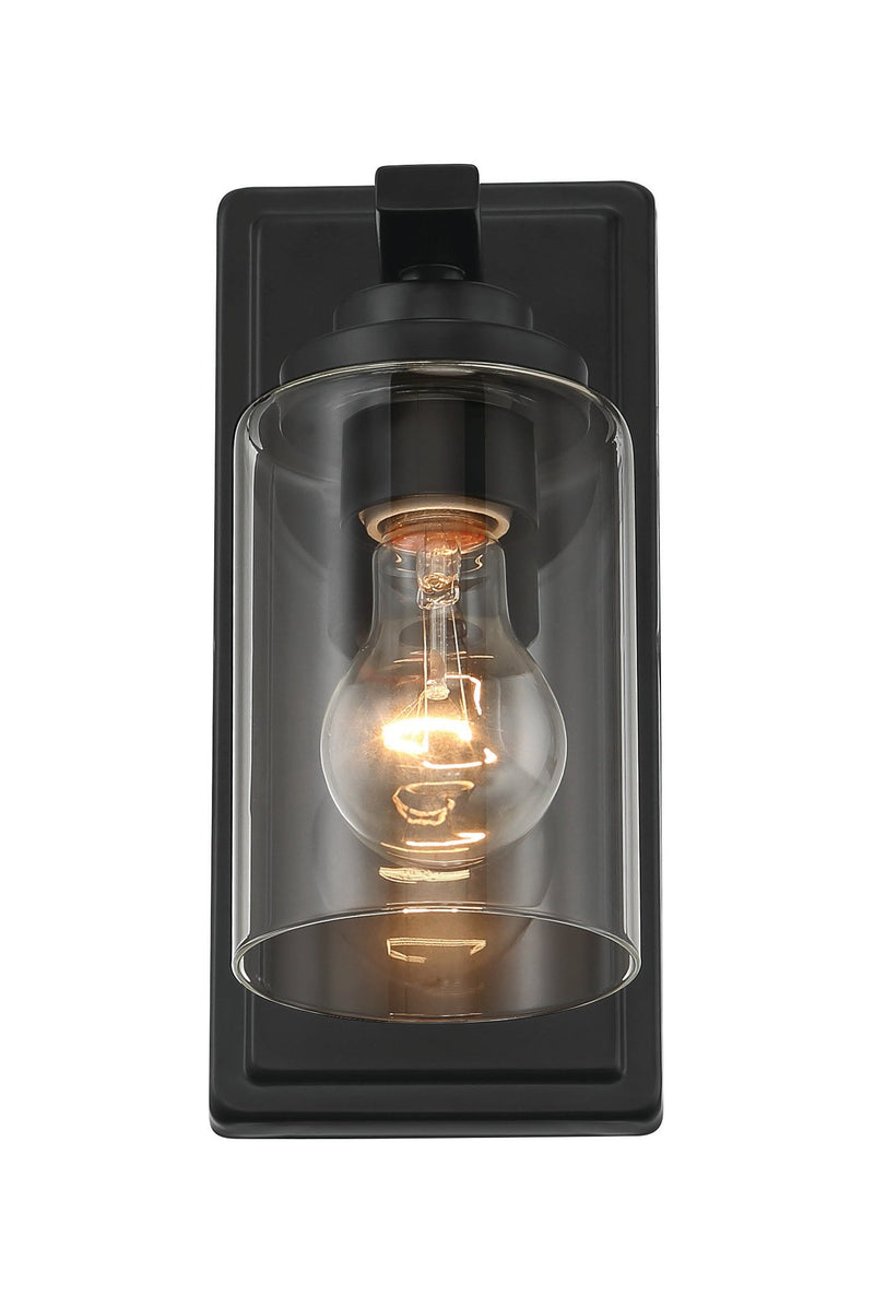 Clark 1 Light 4.5" Wall Sconce in Flat Black