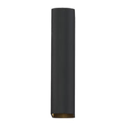 Lux 8" LED Outdoor Wall Sconce in Black