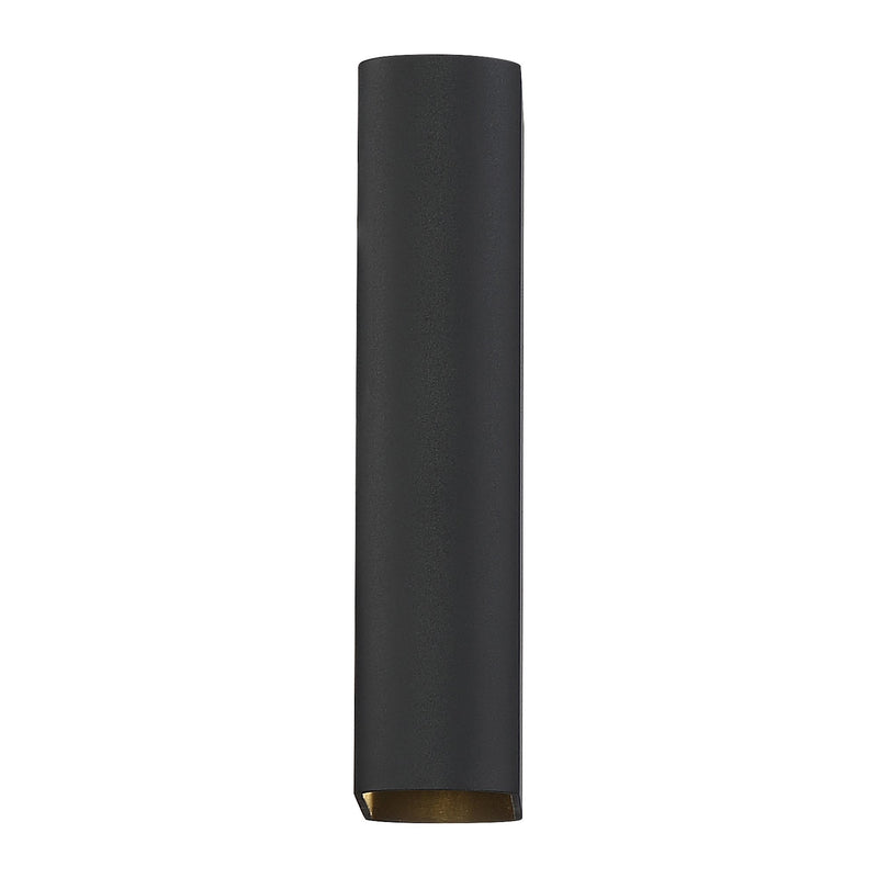 Lux 8" LED Outdoor Wall Sconce in Black