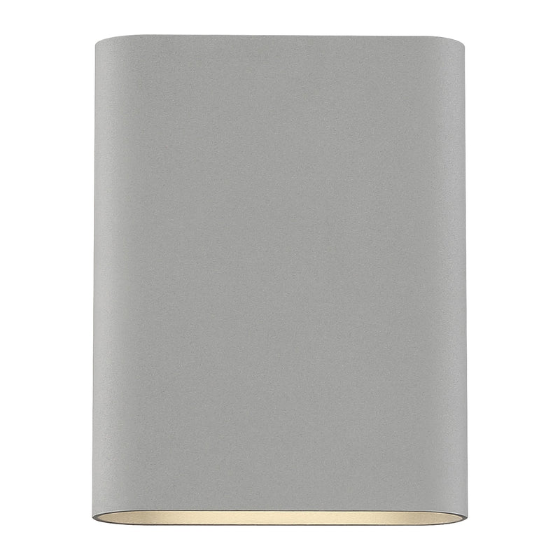Lux 8" LED Outdoor Wall Sconce in Satin