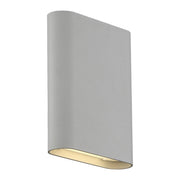 Lux 8" LED Outdoor Wall Sconce in Satin