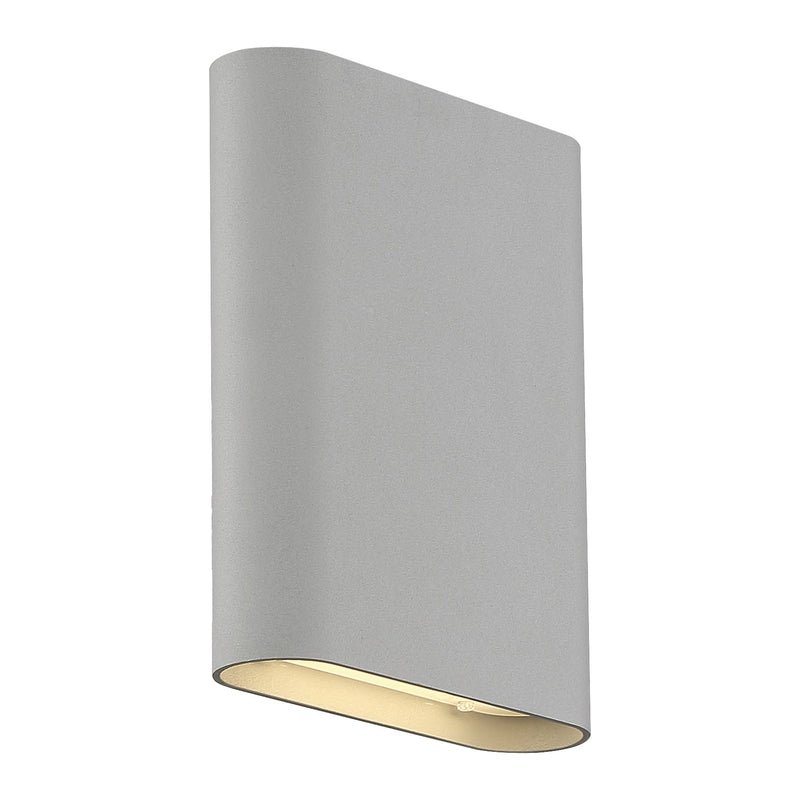 Lux 8" LED Outdoor Wall Sconce in Satin