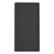 Lux 12" LED Outdoor Wall Sconce in Black