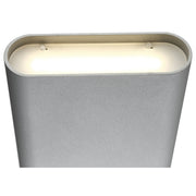 Lux 12" LED Outdoor Wall Sconce in Satin