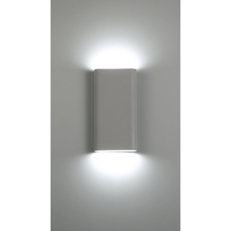 Lux 12" LED Outdoor Wall Sconce in Satin