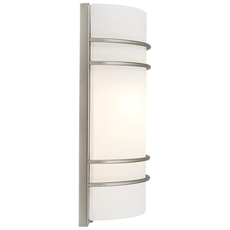 Cassi 2-Light Wall Sconce in Brushed Steel
