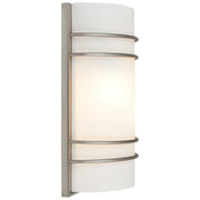 Cassi 2-Light Wall Sconce in Brushed Steel