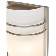 Cassi 2-Light Wall Sconce in Brushed Steel