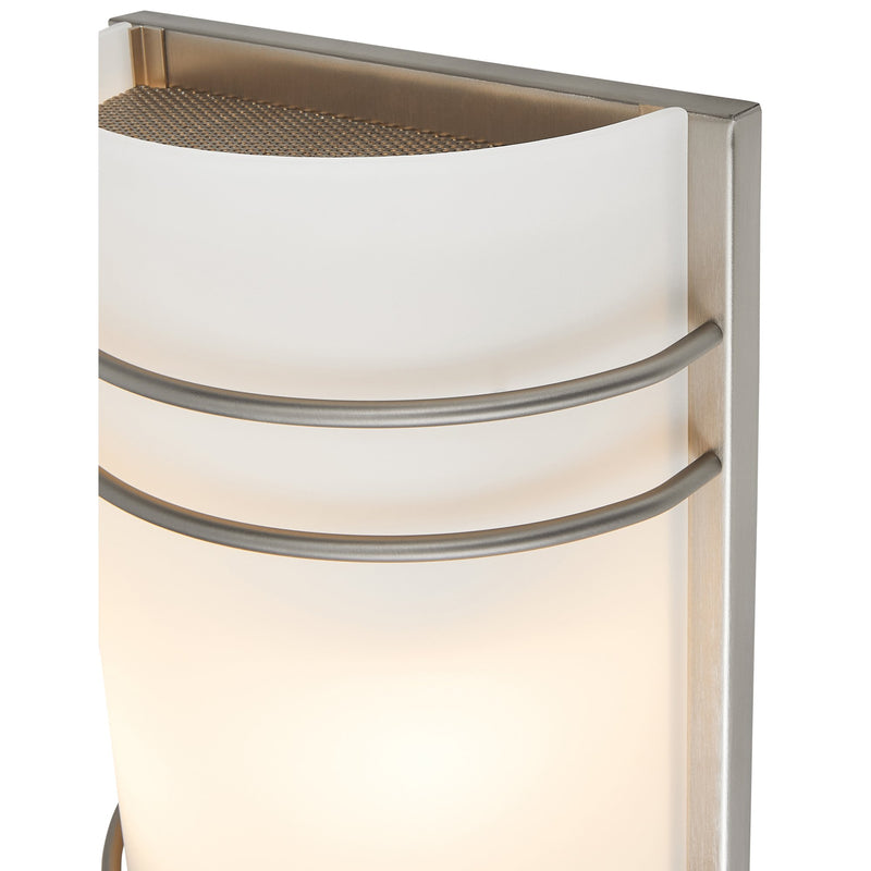 Cassi 2-Light Wall Sconce in Brushed Steel