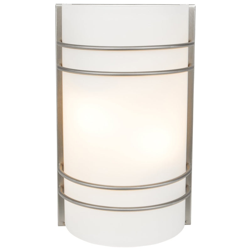 Cassi 2-Light Wall Sconce in Brushed Steel
