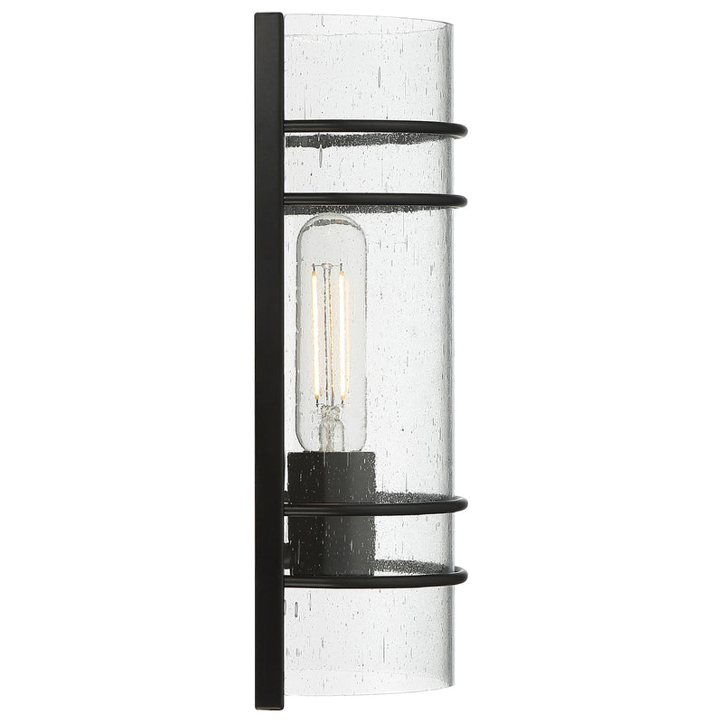 Cassi 2-Light Wall Sconce in Matte Black