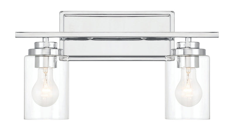Clark 2 Light 17.38" Vanity in Chrome