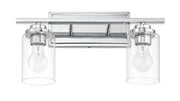 Clark 2 Light 17.38" Vanity in Chrome