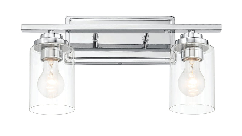Clark 2 Light 17.38" Vanity in Chrome