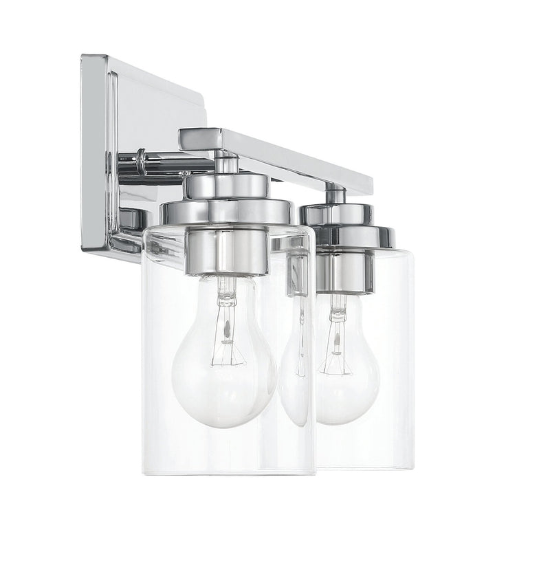 Clark 2 Light 17.38" Vanity in Chrome