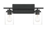 Clark 2 Light 17.38" Vanity in Flat Black
