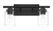Clark 2 Light 17.38" Vanity in Flat Black